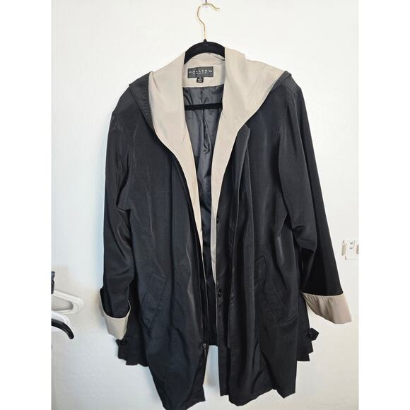 Gallery Woman Rain Jacket size 1x black - Picture 4 of 8